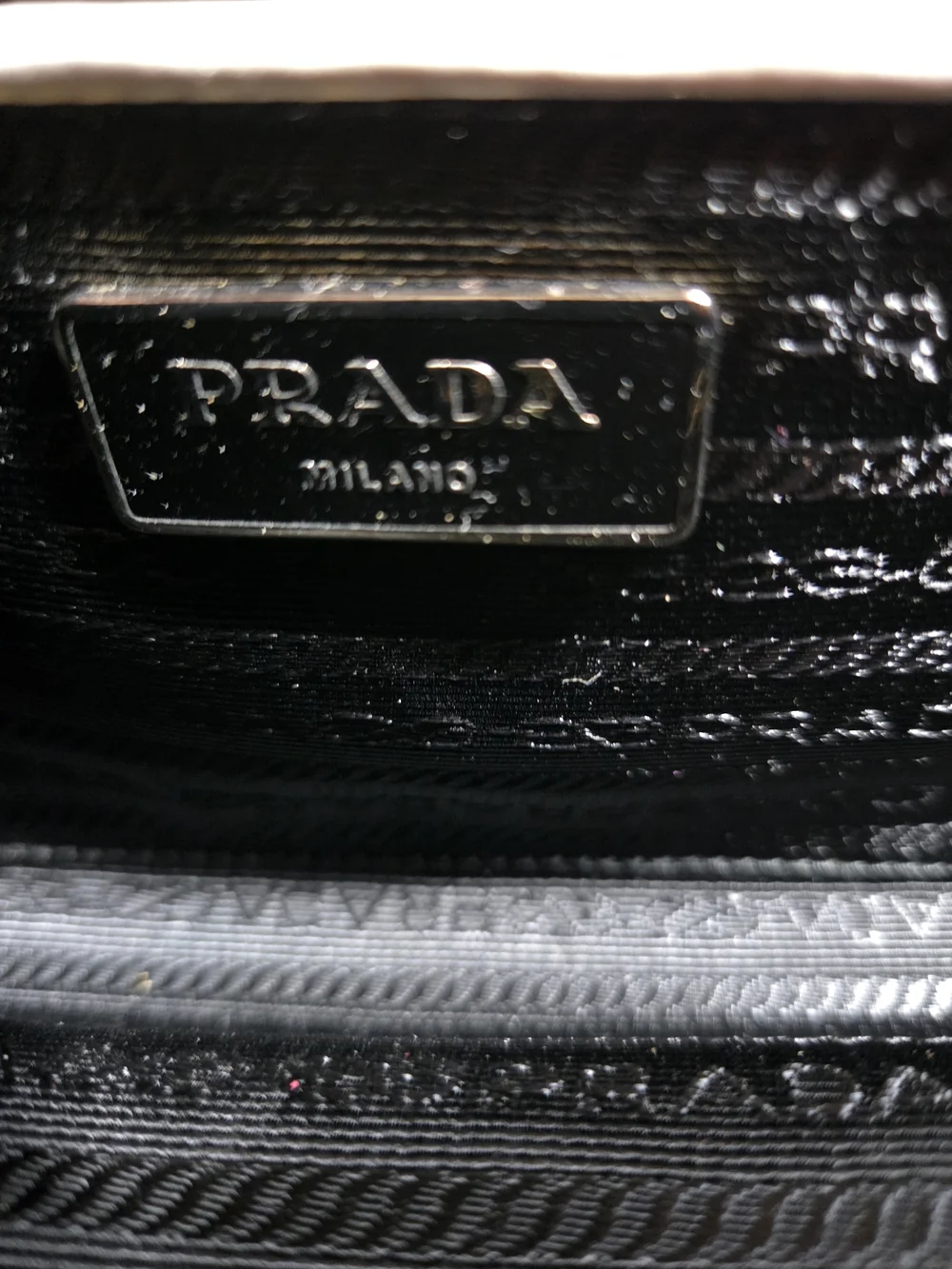Prada White "Doctor Bag" with Black Floral Appliqués - Fall 2012 - Picture 15 of 16